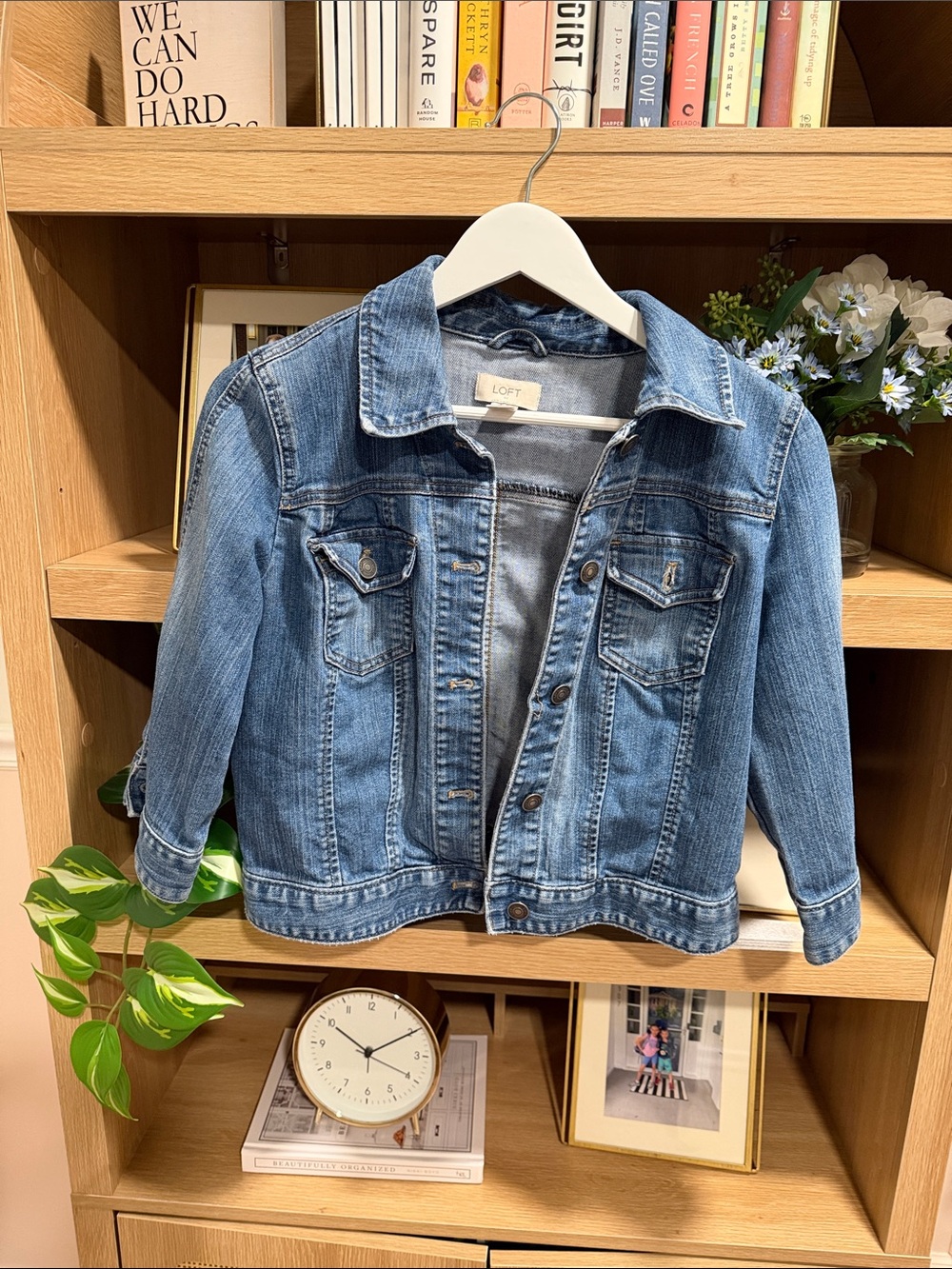 LOFT Women’s Crop Denim Jacket